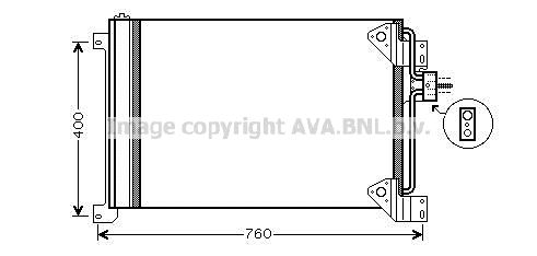 AVA QUALITY COOLING kondensatorius, oro kondicionierius IVA5081D